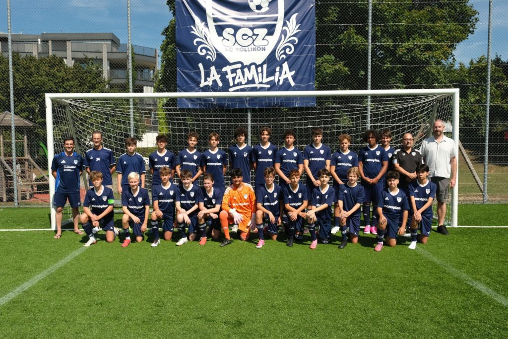 Mannschaftsfoto Cb-Junioren SC Zollikon 2026/27