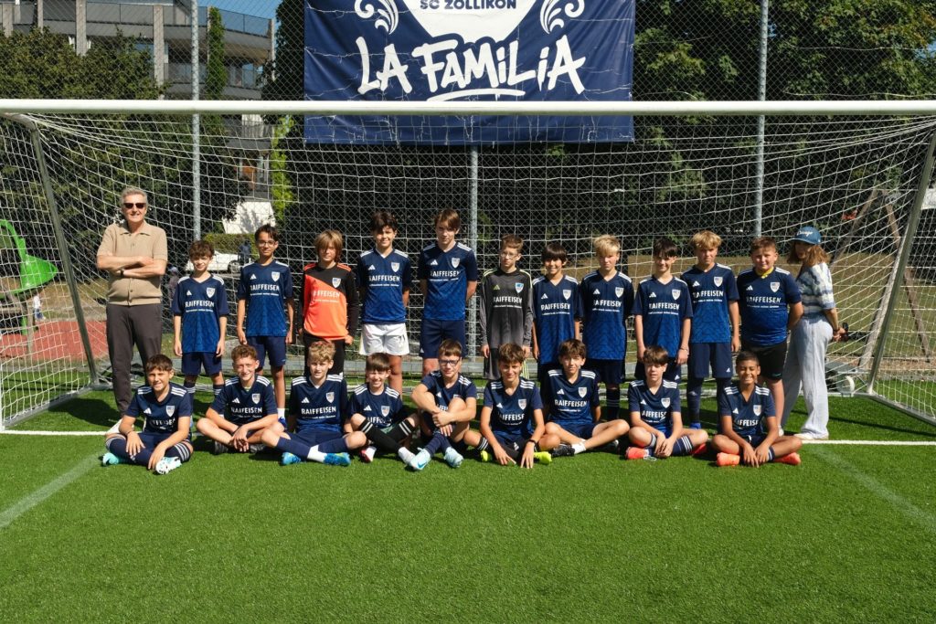 Mannschaftsfoto Dc-Junioren SC Zollikon 2026/27